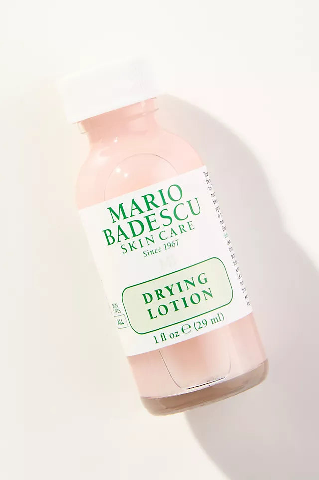 Mario Badescu Essentials 5-Piece Skincare Gift Set with Drying Lotion, Rose Water Spray, Silver Powder, Cleansing Gel & Flower Tonic Mask