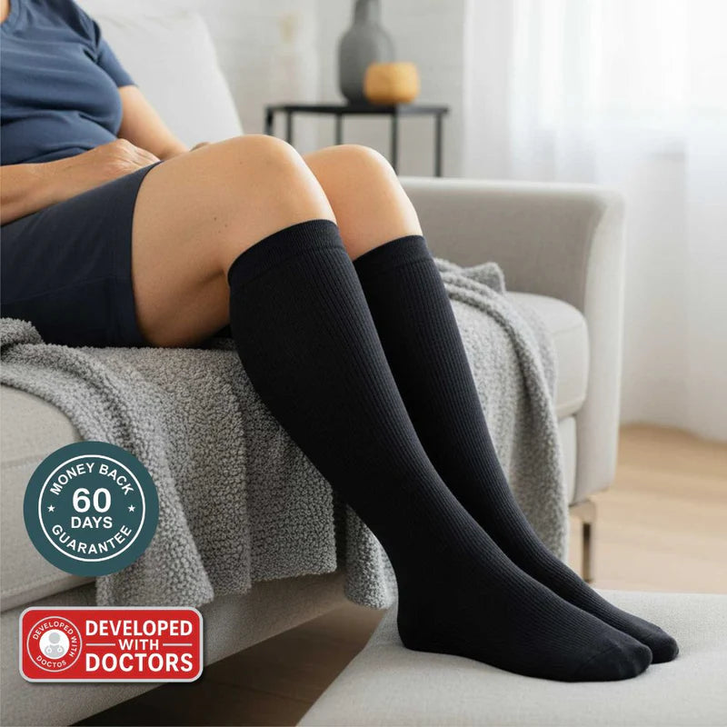 Compression Socks 20–30 mmHg for Men & Women – Support for Travel, Sports, Nursing & Daily Wear